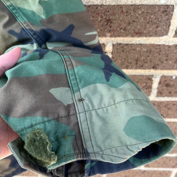 Vintage Men’s Special Forces Field Jacket Medium Long Camo Cold Weather Coat - Picture 3 of 10